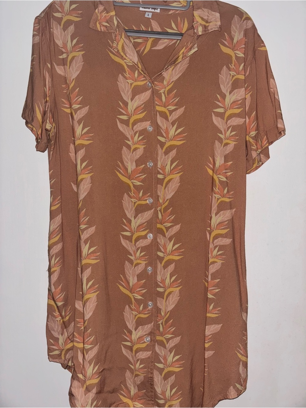 Halana Hawaii/Keiki Kapz Button Down Shirt Dress